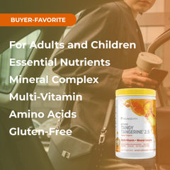 Scoop of Beyond Tangy Tangerine 2.5 powder
