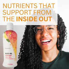 Side view of Youngevity GLUCO-Gel Majestic Earth packaging