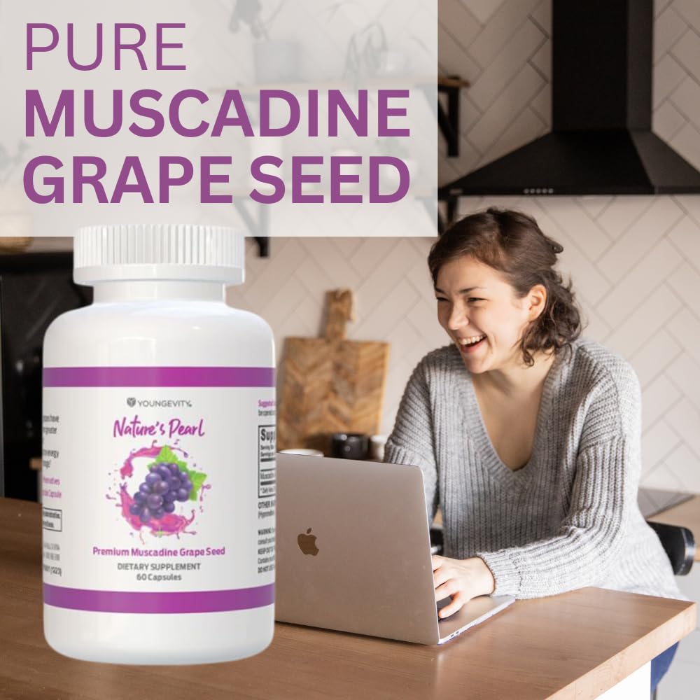 Nature's Pearl antioxidant superfood branding for Muscadine seed