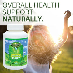 Supplement facts panel on bottle