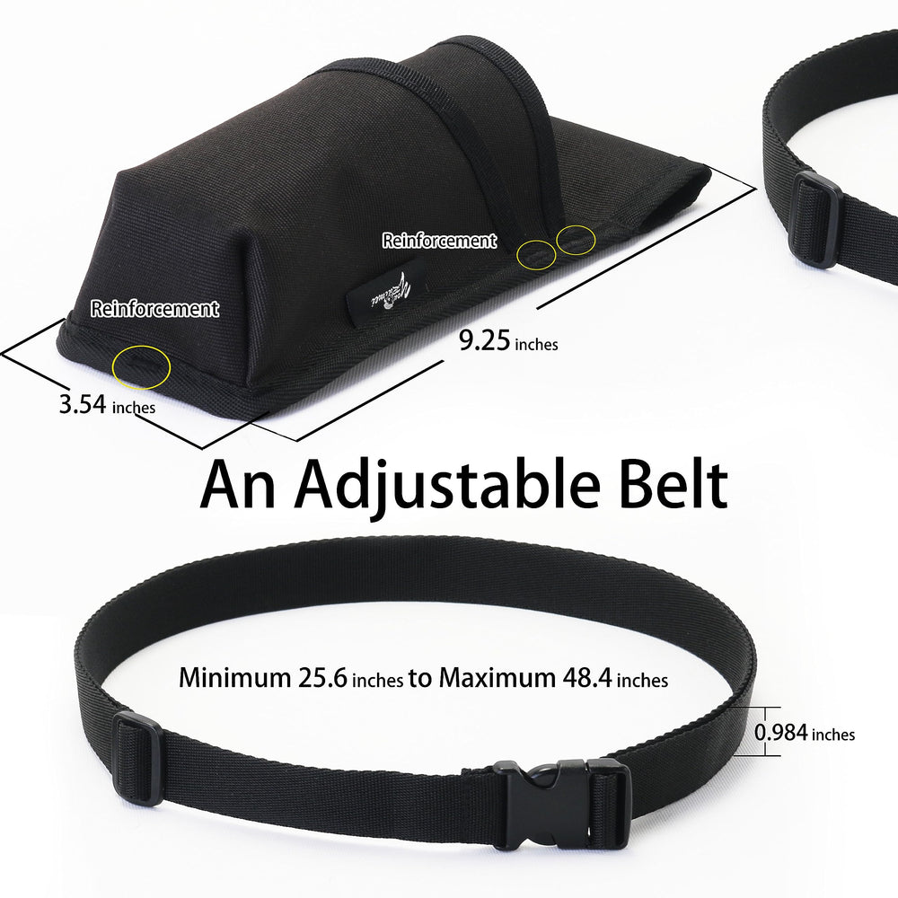 Massage lotion holster with multiple pockets