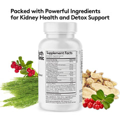 Front label highlighting kidney and urinary tract health