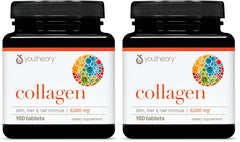 Youtheory Advanced Collagen 2 pack bottle on display