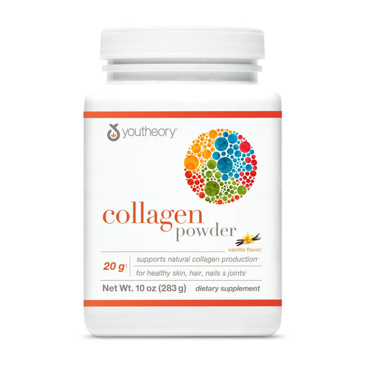 Youtheory Collagen Powder Vanilla 10 oz bottle
