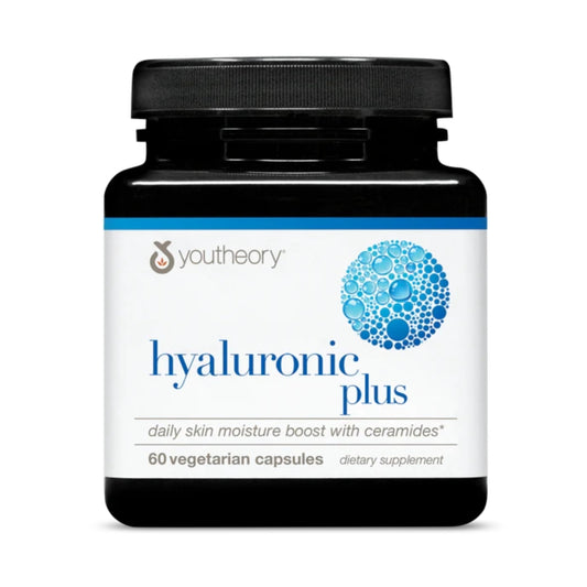 Youtheory Hyaluronic Plus bottle front view