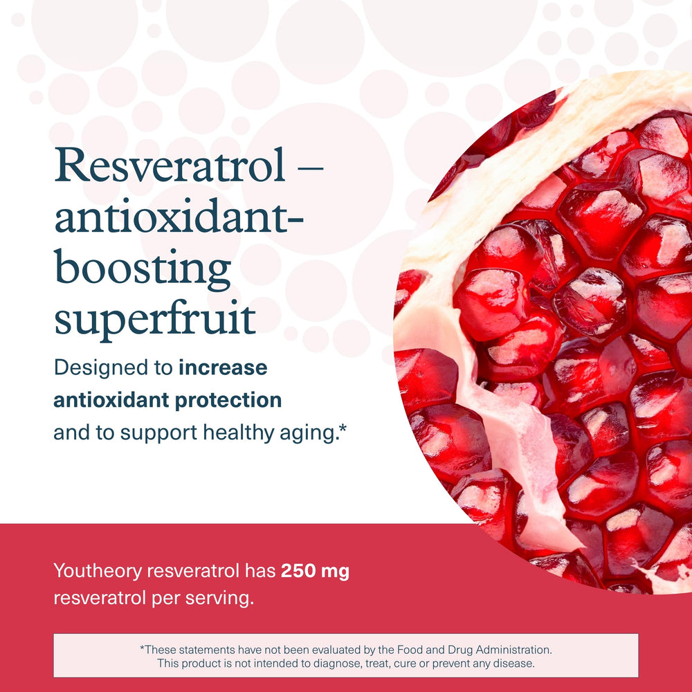 Illustration of the ResVida ingredients and super-fruit blend