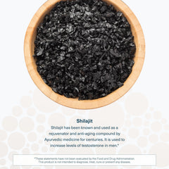 Usage and dosage information for Shilajit capsules