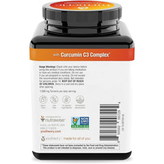 180-day supply packaging for Youtheory Turmeric