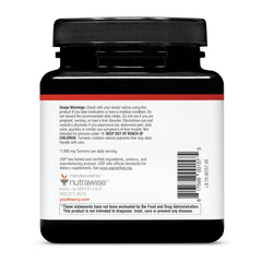 Youtheory Turmeric bottle with black pepper (BioPerine) ingredient highlight