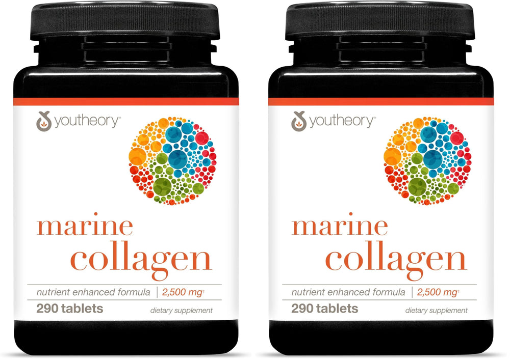 Youtheory Marine Collagen bottle – front view