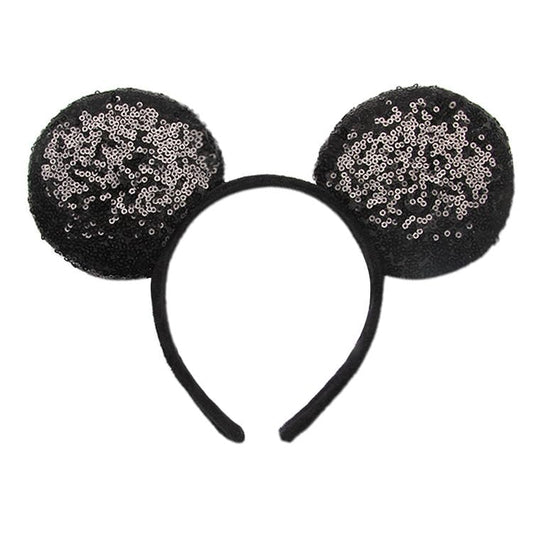 YOVECATHOU Mouse Deluxe ears sparkle for standout cosplay and party flair.