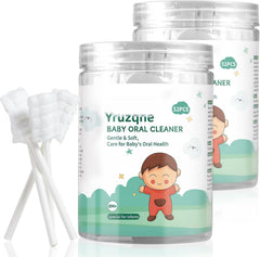 Yruzqne 104Pcs Baby Tongue Cleaner packaging box