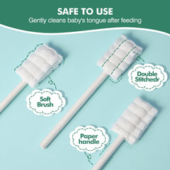 100% medical skim gauze with double-stitched brush head