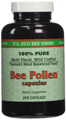 Y.S. ECO Bee Farms Bee Pollen 1000mg bottle - front view