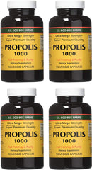 YS Eco Bee Farms Propolis 1000-90 caps bottle, pack of 4 - hero image
