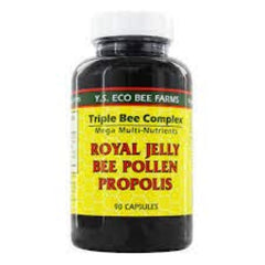 Label detail of YS Organics Triple Bee Complex 90 Caps 2 Pack
