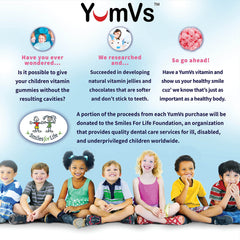 Box and bottle packaging of YUM-V Biotin Gummies
