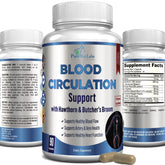 YUMMYVITE Blood Circulation Supplement bottle and capsules