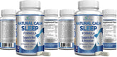 Front view of YUMMYVITE Natural Calm Sleep Aid bottle – 60 capsules (pack of 2)