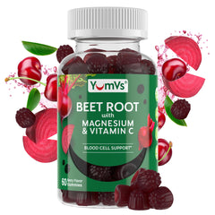 YumVs Beet Root Gummies Berry bottle 60-count