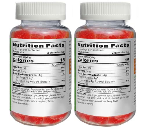 Two bottles of YUM-V'S Glucose Gummies 60 gummies each
