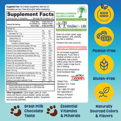 Individual foil packet packaging of YUM-V'S Kids Multivitamin Chocolate Bears