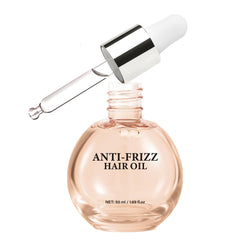 Yunmeng Hair Oil frizzy hair bottle for smooth, hydrated strands.