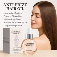 Yunmeng Hair Oil glossy hair close-up highlighting shine.