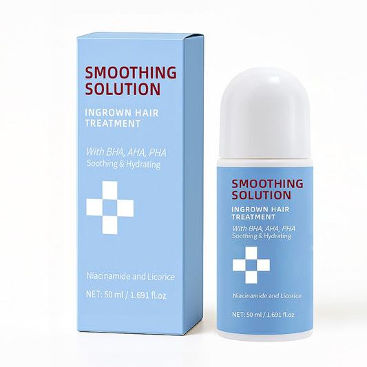 Yunmeng Smoothing Solution bottle with cooling formula for post-shave irritation relief