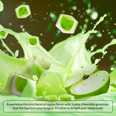 Natural apple flavor gummy