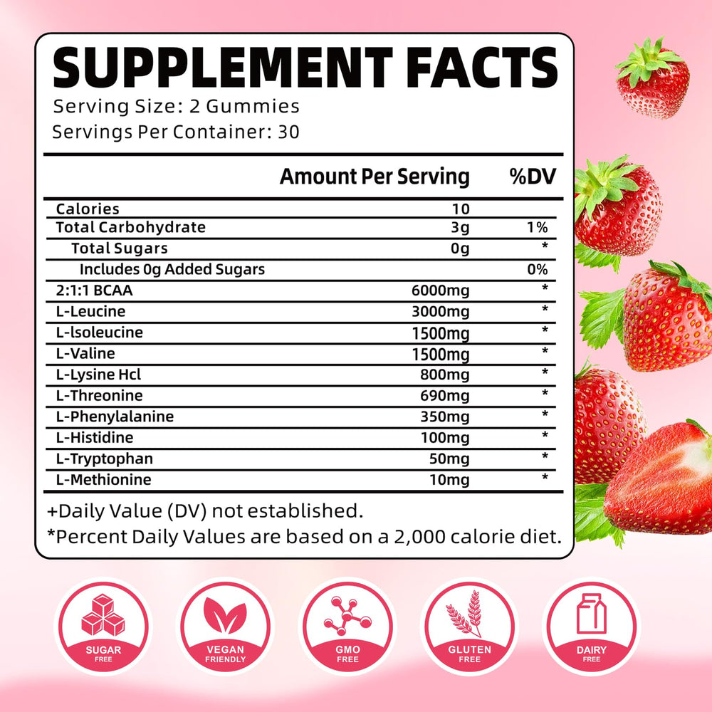 YUULAI EAA Gummies two bottles 120-count