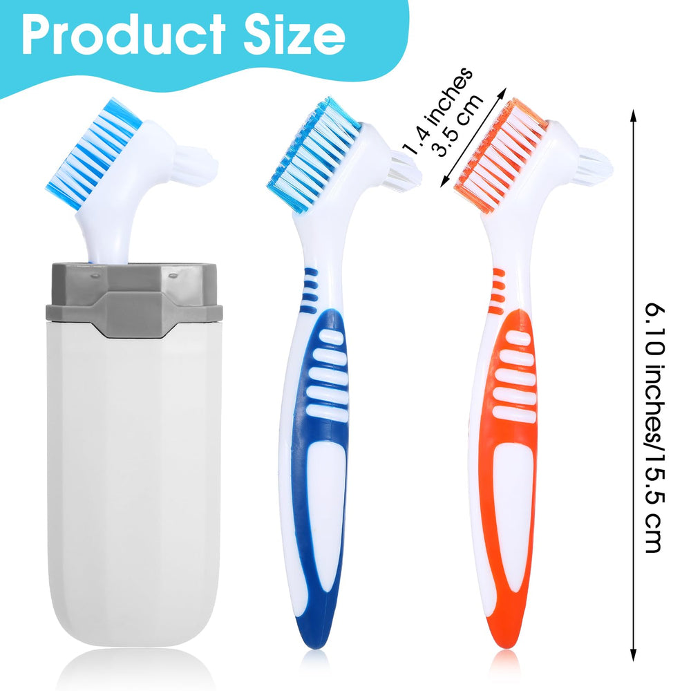 Small pointed brush head for crevices and hard-to-reach areas