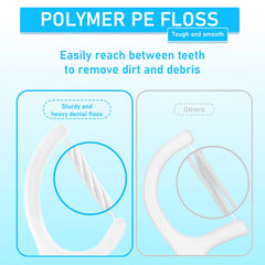 Unflavored floss sticks option