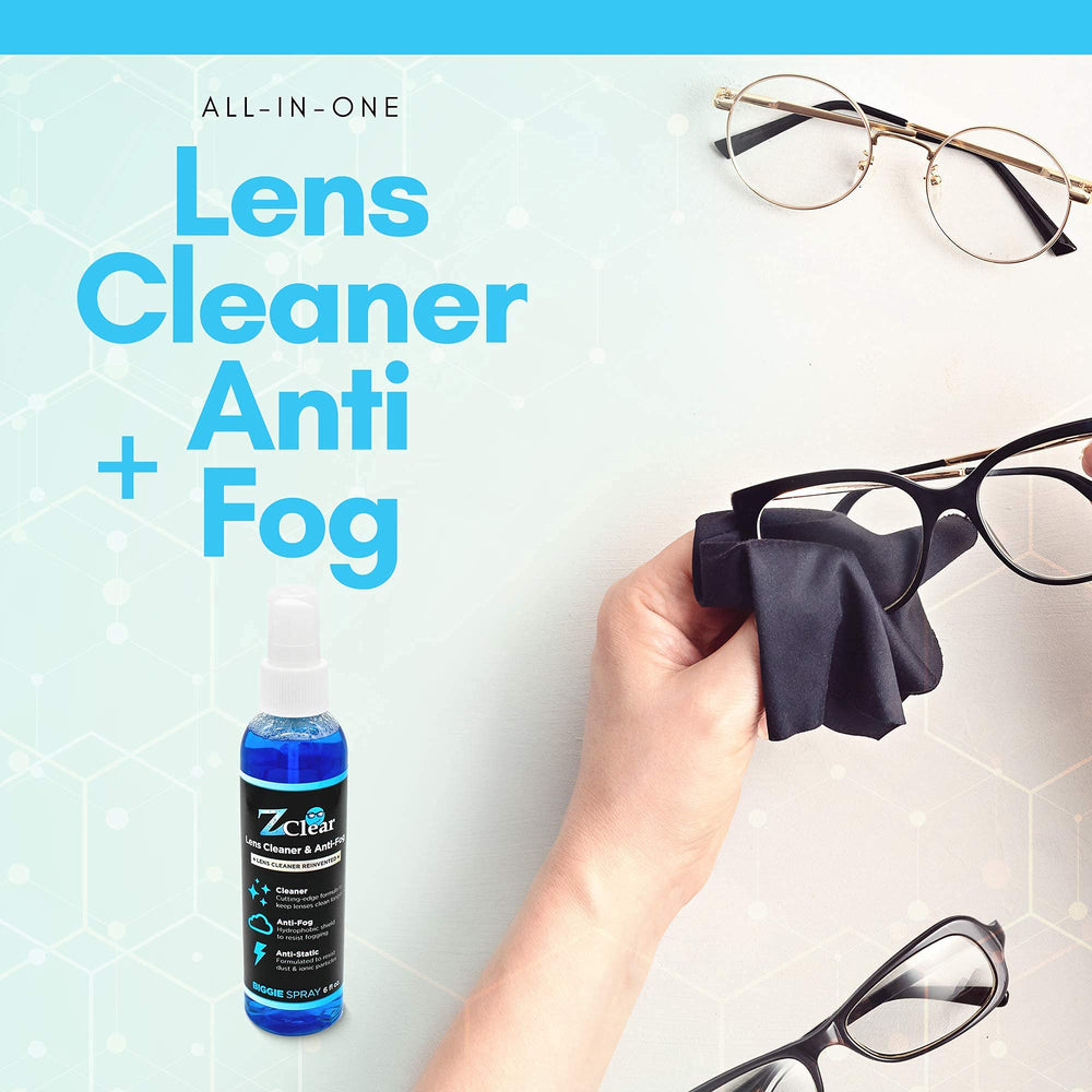 Includes microfiber cloth for application with Z Clear Anti-Fog
