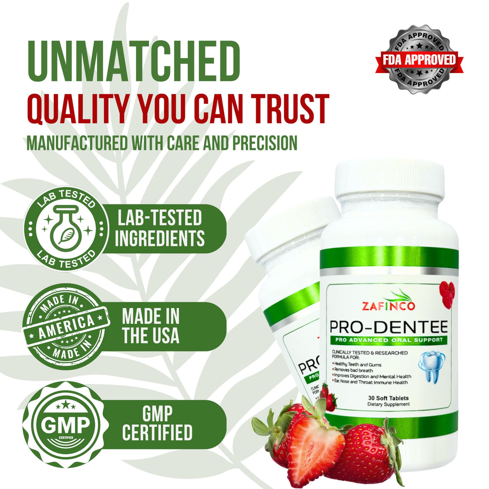 Close-up of chewable probiotic tablet texture