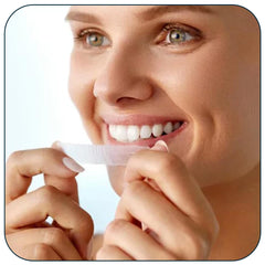Made in USA whitening strips packaging