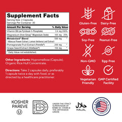 60 capsules of Zahler 120/80 Cardiovascular Support Formula