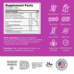 Made in USA Zahler B-Complex dietary supplement packaging