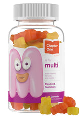 Front view of Zahler Chapter One Kids Multivitamin Gummy bottle (60 count)