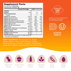 Family-size Zahler Chapter One Kids Multivitamin Gummy 120-count bottle