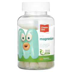 Gomitas Zahler Chapter One magnesio con sabor a manzana para bienestar diario.