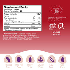 Night-time sleep support gummies for kids and adults