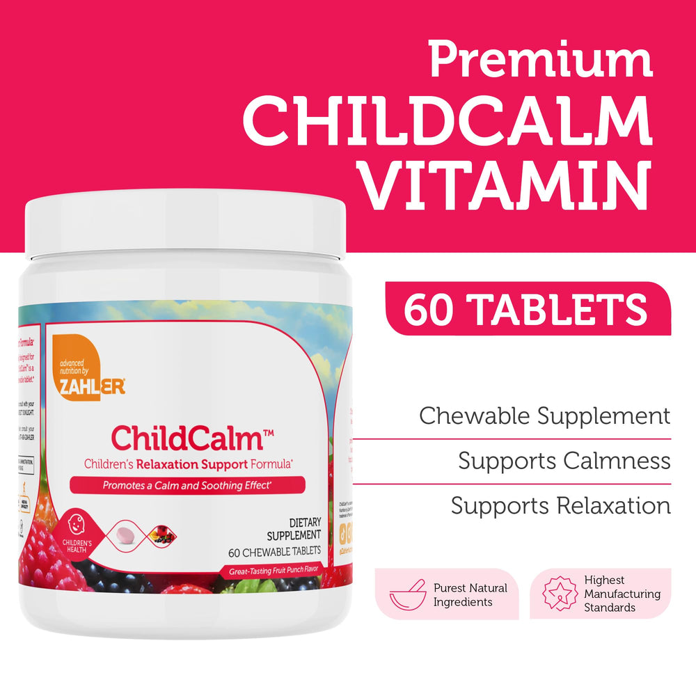 Sleep support concept image for Zahler ChildCalm magnesium chews