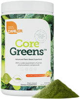 Zahler Core Greens Powder Citrus flavor container
