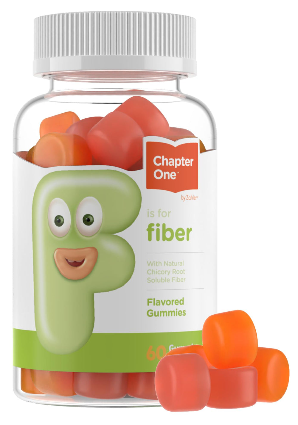 Zahler Fiber Gummies for Adults & Kids 60-count bottle