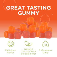 Allergen-free Zahler fiber gummies: peanut-free, tree-nut-free, dairy-free, gluten-free, soy-free, egg-free
