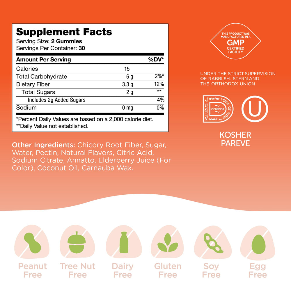 Made in USA GMP-certified facilities for Zahler fiber gummies