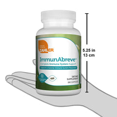 ImmunAbreve nutrition facts label