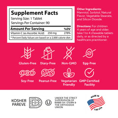 Vitamin C immunity support for kids - Zahler Junior C Advanced