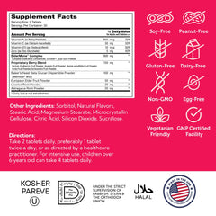 Made in USA GMP facility claim on Zahler packaging